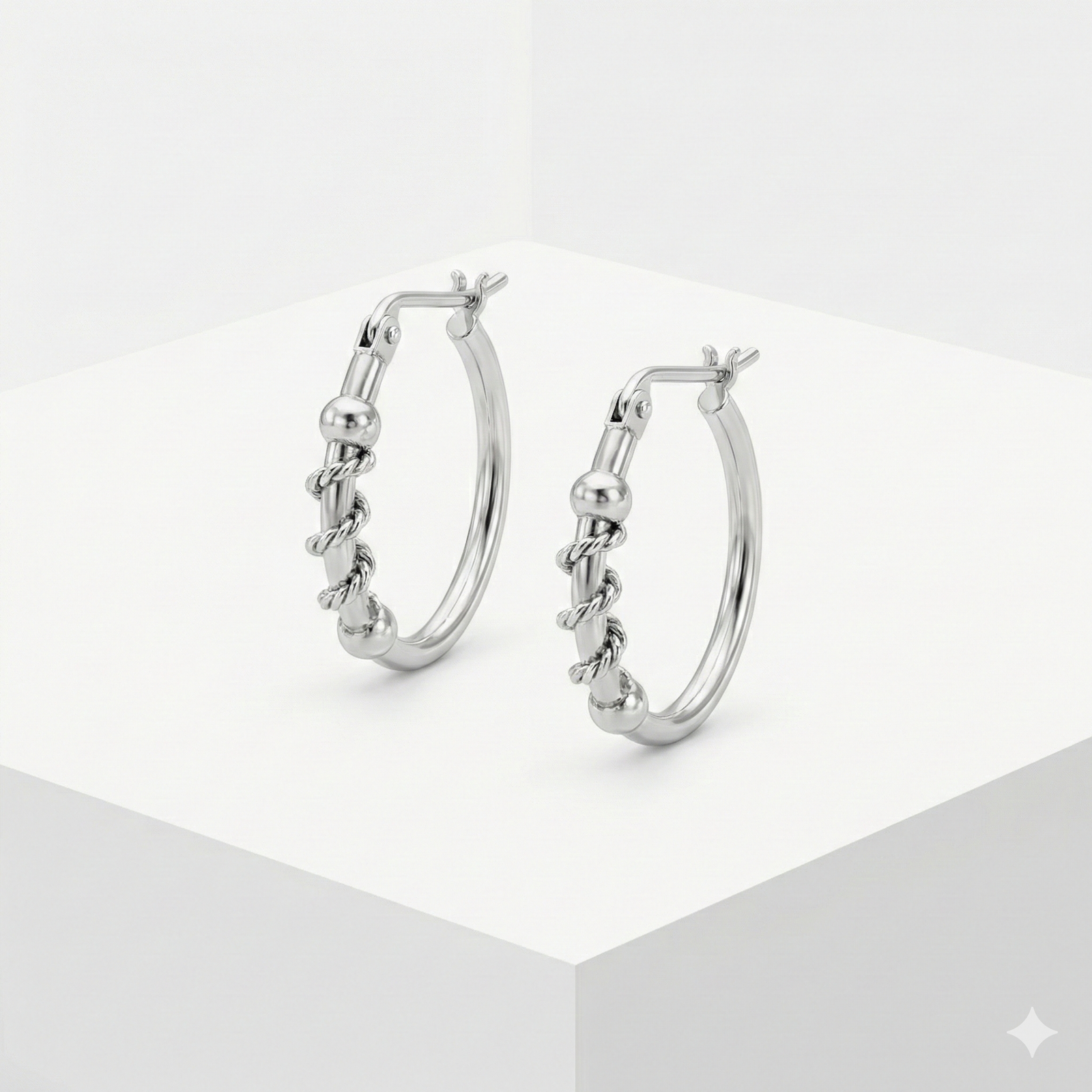 Argollas detalle de cuerda