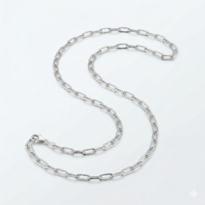 Collar Eslabón Paperclip