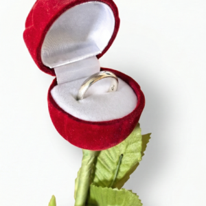 Estuche Rosa de Terciopelo